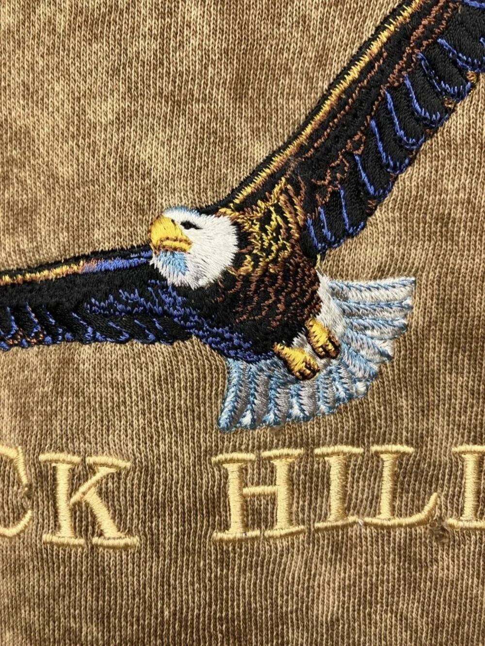 Vintage McIntosh & Seymour Black Hills Eagle Embroidered Sweatshirt Men's Large